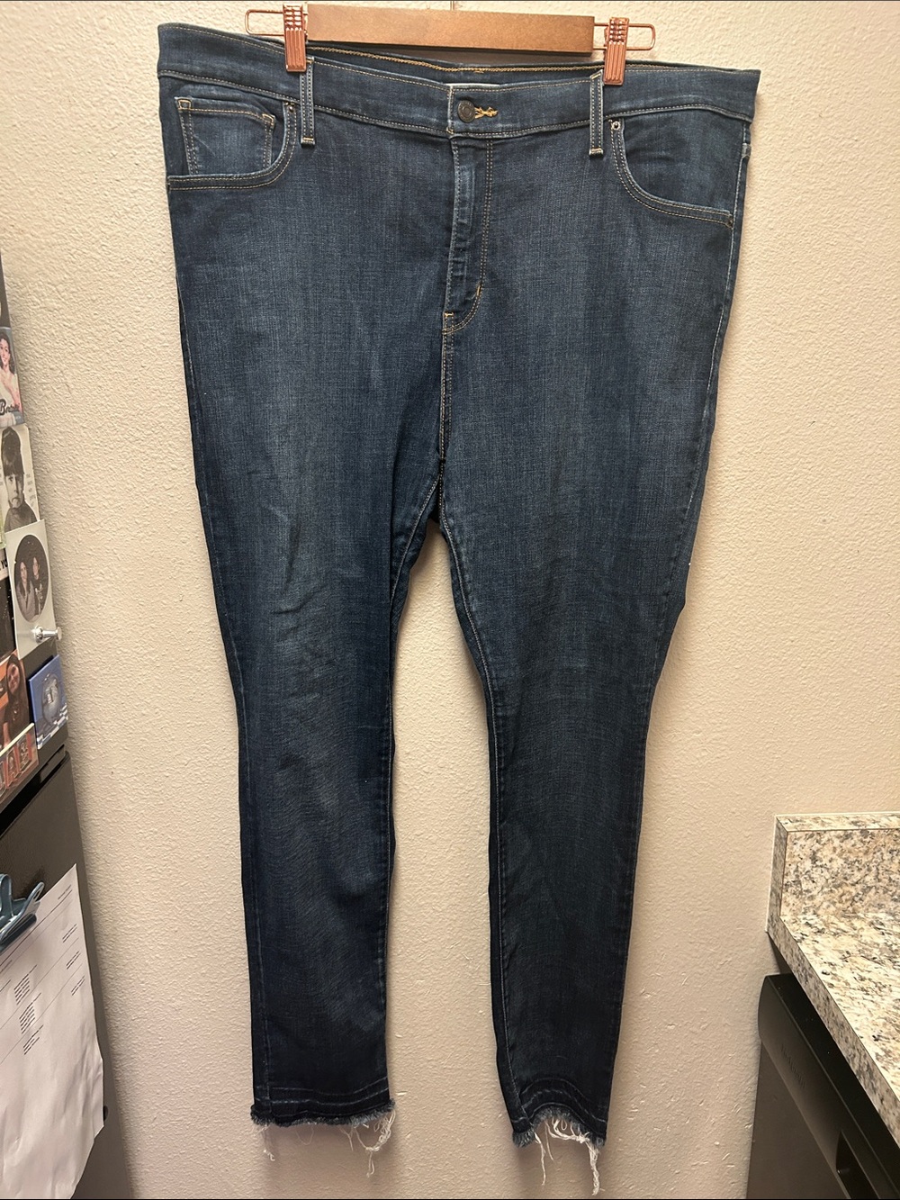 Levi 721 High Rise Skinny Jeans - Deep Indigo